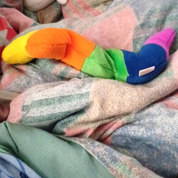 ✓TY Beanie Baby Inch the Inchworm Retired colorful RARE fairycore - Picture 10 of 10